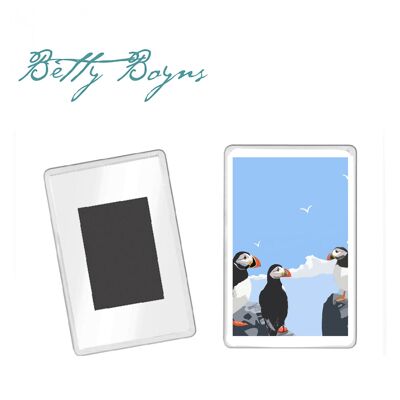 Imán de nevera personalizado de Puffins 3