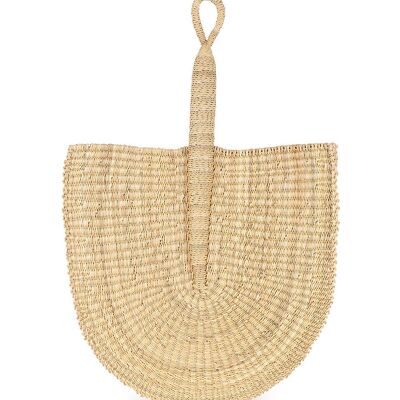 PONGO: Natural Woven Wall Decor Fan