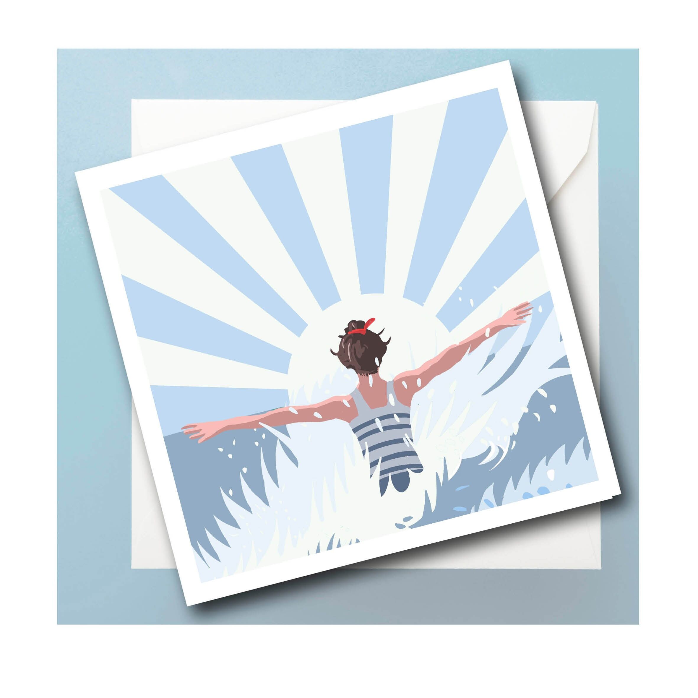 Biglietto d'auguri personalizzato tonificante