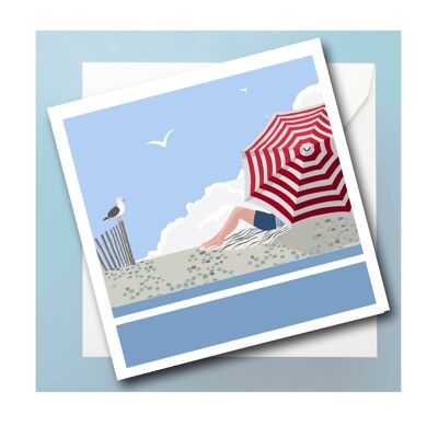 Girl & Gull Customised Greeting Card