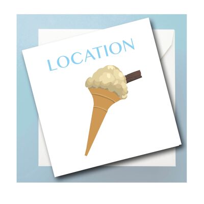 Ice Cream Customised Greeting Card