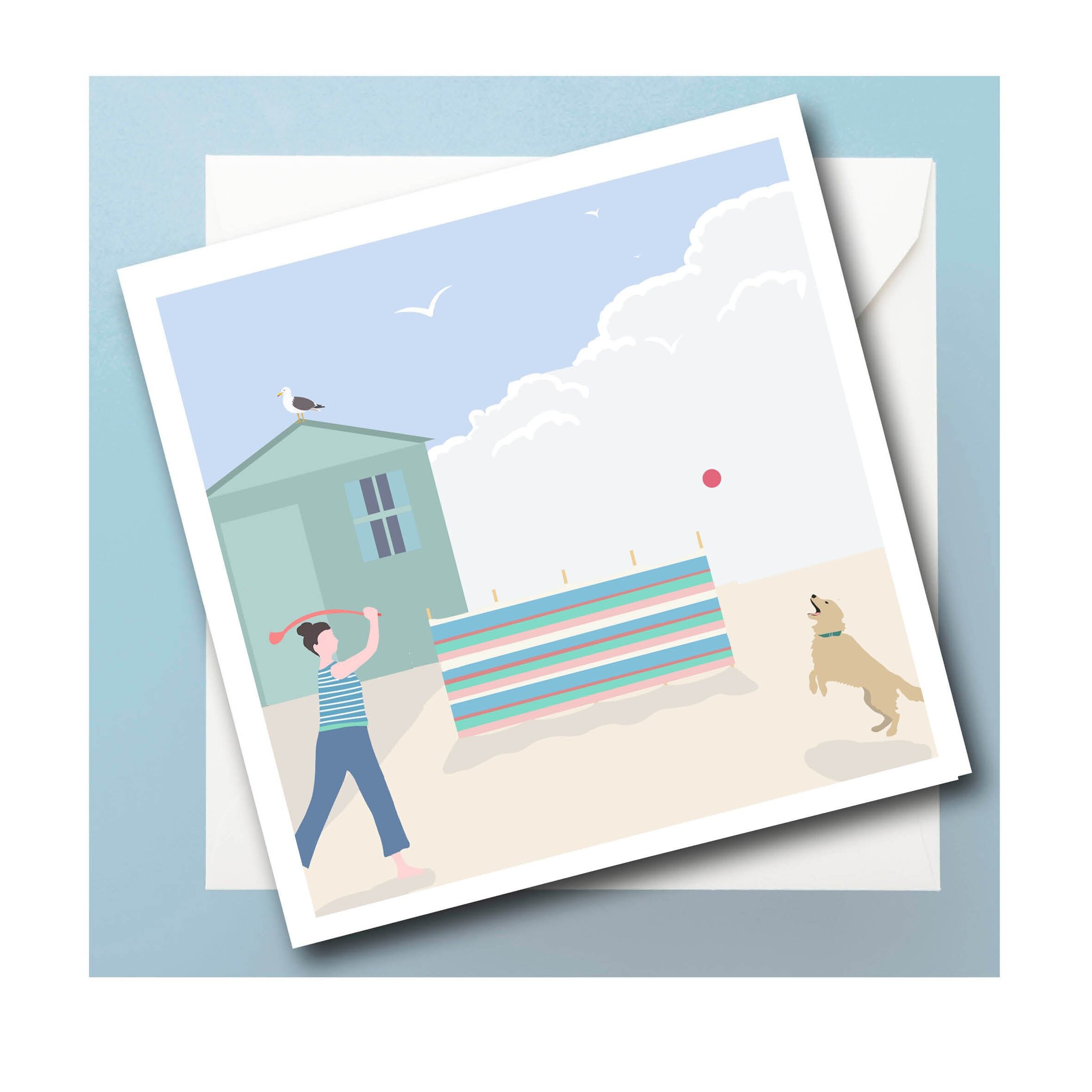 Biglietto d'auguri personalizzato Windbreak