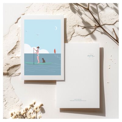 Paddle Board Customised Postcard