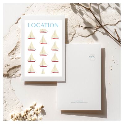 Sail Customised Postcard