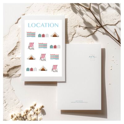 Seaside Customised Postcard