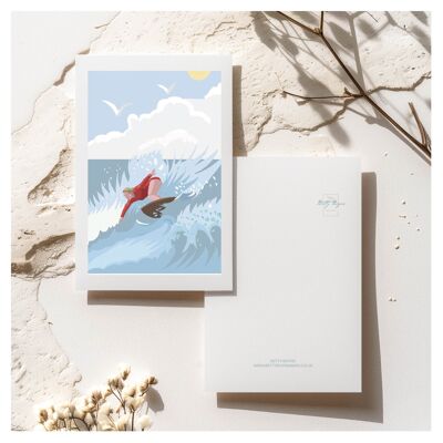 Surfer Customised Postcard