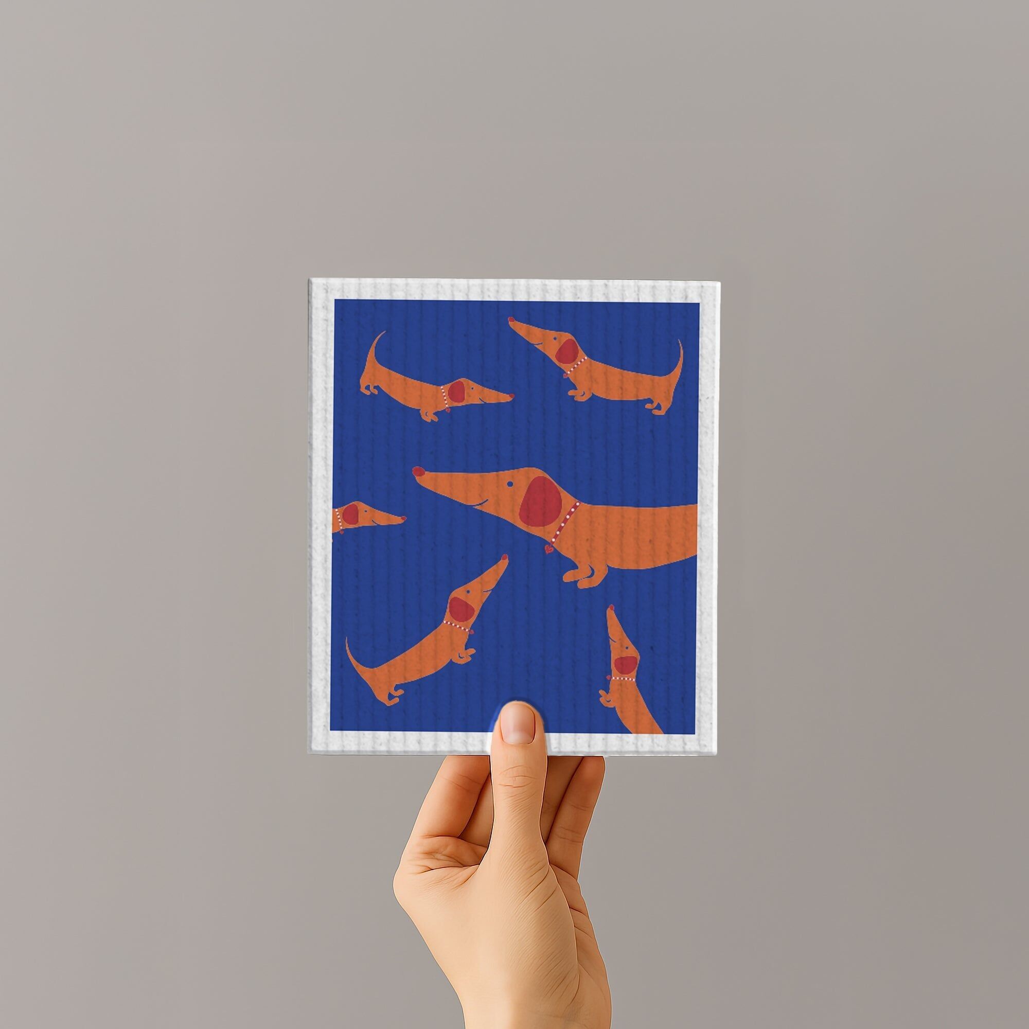 Sponge cloth - Dachshund - No.10