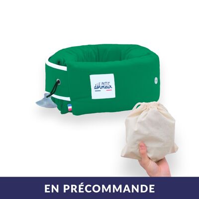 Coussin de voyage enfant Le Petit Dormeur - Coton vert