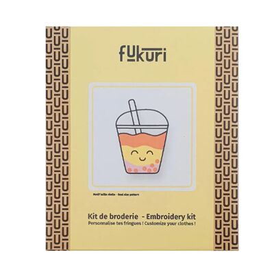 Kit ricamo - Bubble tea kawaii