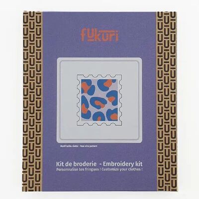 Kit ricamo - Timbro leopardo