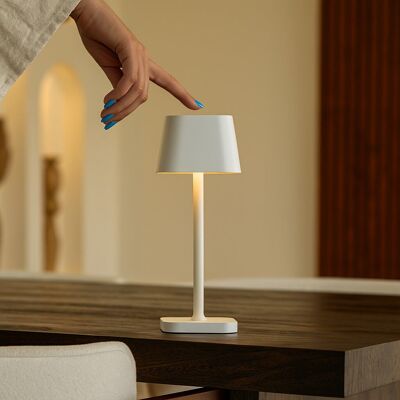 Ava Shadow Grey - Rechargeable Table Lamp | Stylish, Cordless & Dimmable