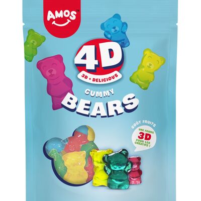 AMOS GUMMY BEARS 4D 120GR