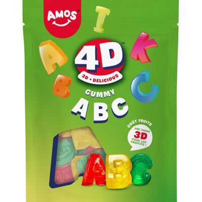 AMOS GUMMY ABC 4D 120GR
