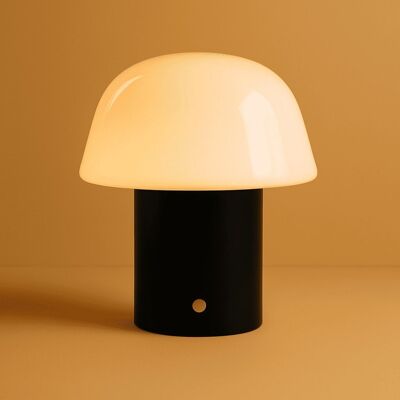 Yannick Black Table Lamp Without Cord - Modern, Battery & Durable