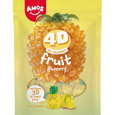 AMOS FRUITS PINEAPPLE 4D 120GR