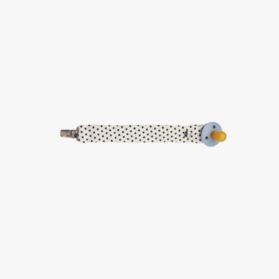 Gold star pacifier clip