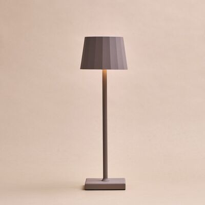 Lampada da tavolo ricaricabile Wouter Koala Brown - Ricarica wireless, dimmerabile, durata della batteria di 120 ore