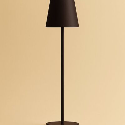 Jasper Mocha Brown - Wireless Lamp with Battery l Metal, Dimmable & 3 Light Stages