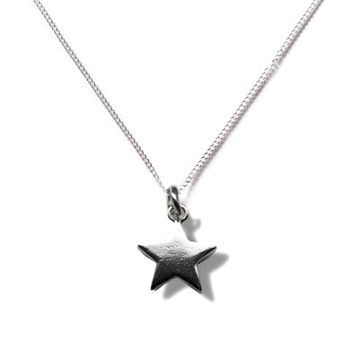 Collana in argento stellato