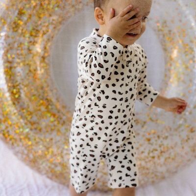 Graou long-sleeved anti-UV baby swimsuit