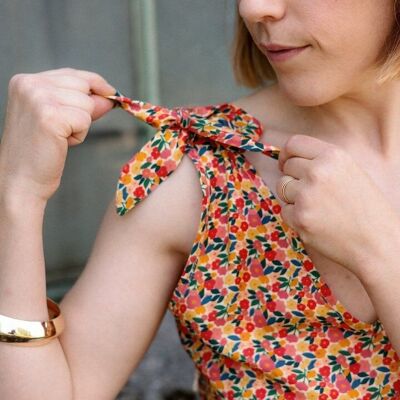 Top de lactancia con tirantes anudados Joy