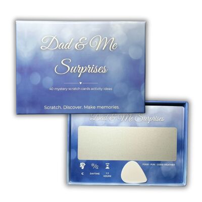 Dad & Me Surprises – scratch card activity game (40 cards)