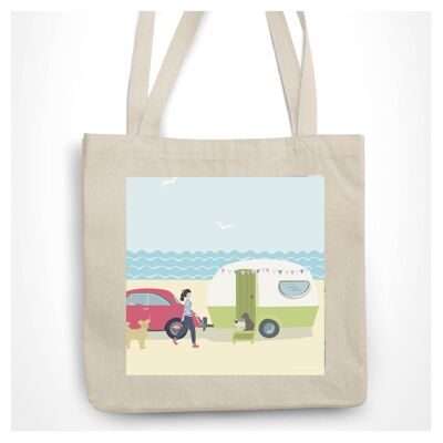 Borsa tote personalizzabile Caravan