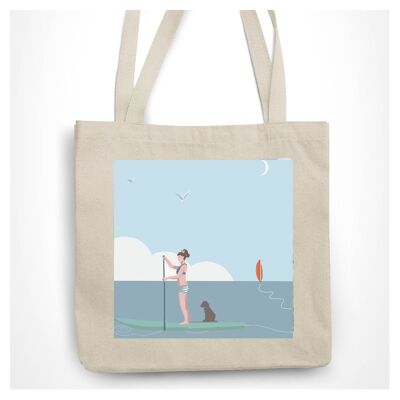 Paddle Board Customisable Tote Bag