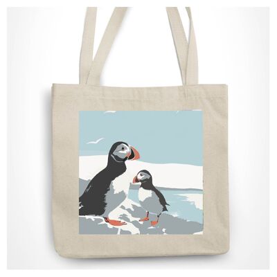 Puffin Customisable Tote Bag