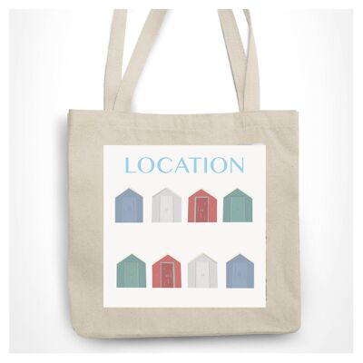 Borsa tote personalizzabile Beach Huts