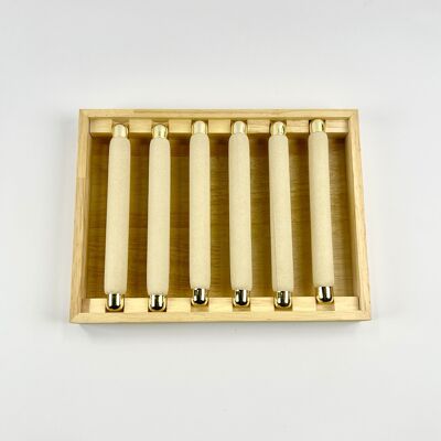 Expositor de anillos de madera PR91006-1800