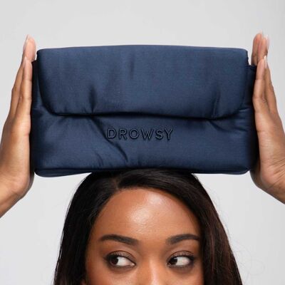 Drowsy Silk Necessaire - Midnight Blue
