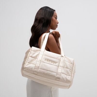 Drowsy Silk Weekender - Dusty Gold