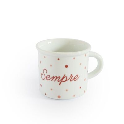 1 mug diam 8cm with SEMPRE