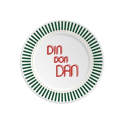 1 assiette diam 16cm avec DINDONDAN