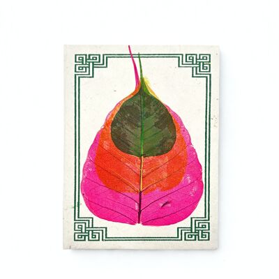 Carnet Lokta moyen - Feuille de Bodhi