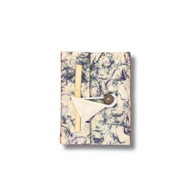 Carnet Mini Lokta - Coton Bleu Lokta Mini