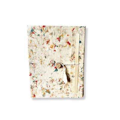 Carnet Lokta moyen - Coton de couleurs mélangées