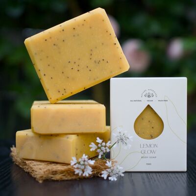 Lemon Glow - Savon pour le corps - Vegan - Sans huile de palme (100 g)