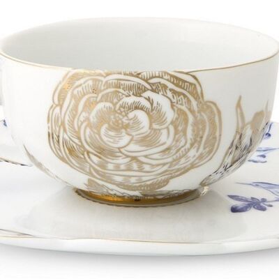 Pair Royal Blanc tea cup - 28cl