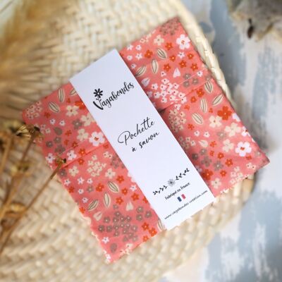 Sacchetto per sapone in cotone rivestito - Formato busta