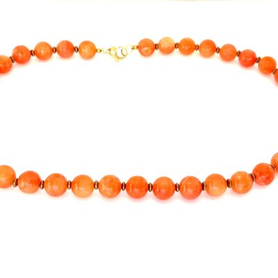Collier Calcédoine 10mm