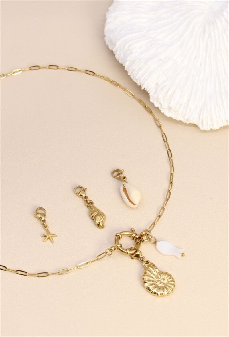 Collier Charm's Marin Personnalisable – Élégance et Aventure