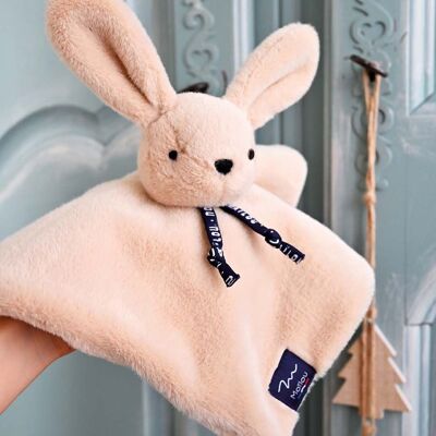 Lapin DORLOTIN - Doudou plat - Ivoire