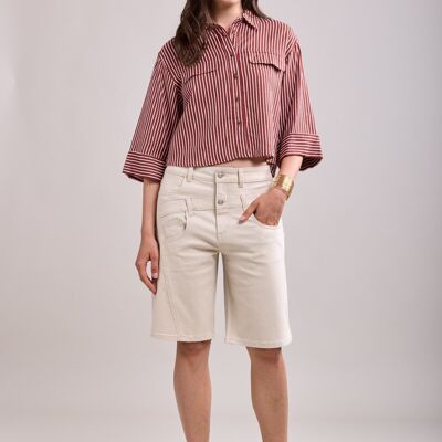 Bermuda jean double - Vidal