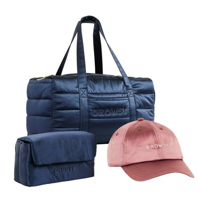 Collection Week-end somnolent - Bleu nuit + Rose de Damas
