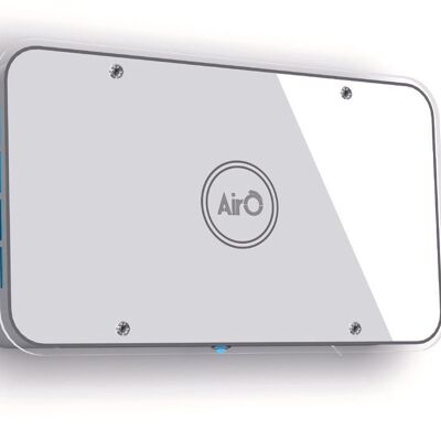 AirO' Mini Stainless Steel/White