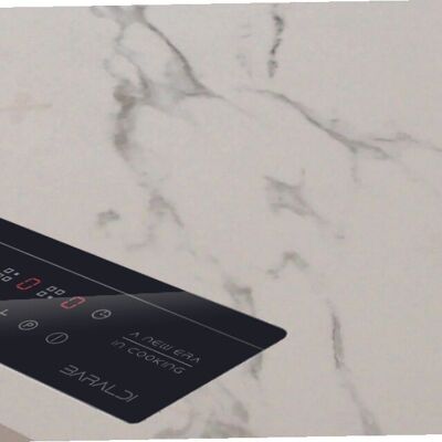 SHADOW - Induction hob cm.60 built-in stoneware - light finish