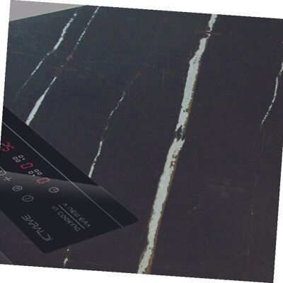 SHADOW - Induction hob cm.60 built-in stoneware - dark finish