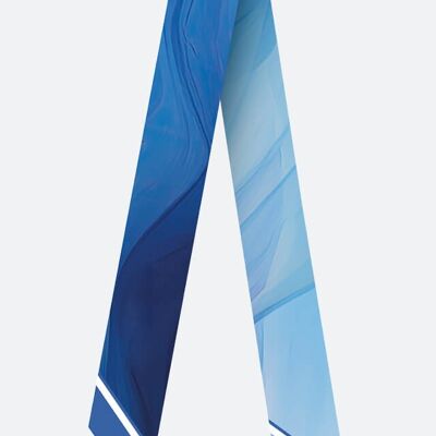 Silk ribbon Vibes-Azur